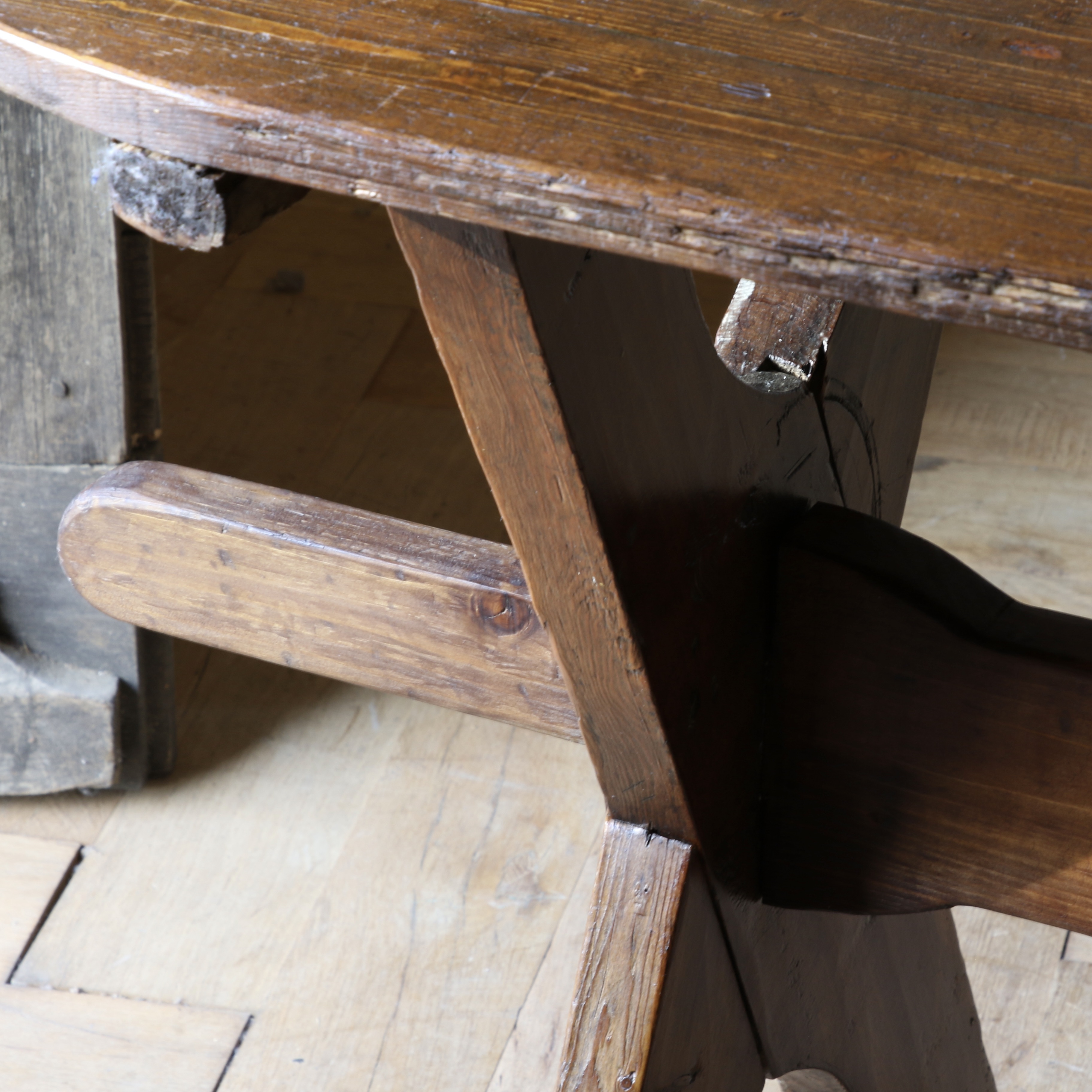 Cross Base Console Table